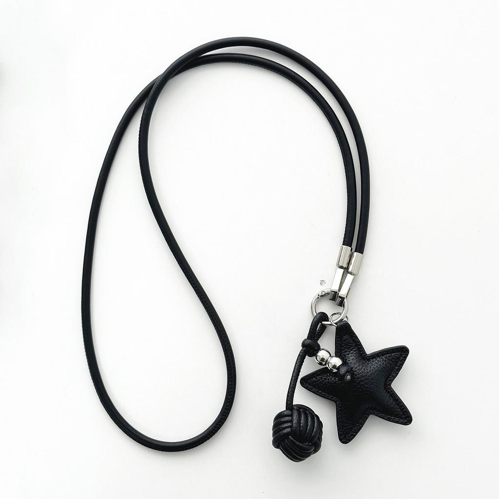 Leather Phone Neck Strap With Pvc Cord For Women And Men Personal Style Carrying Accessory