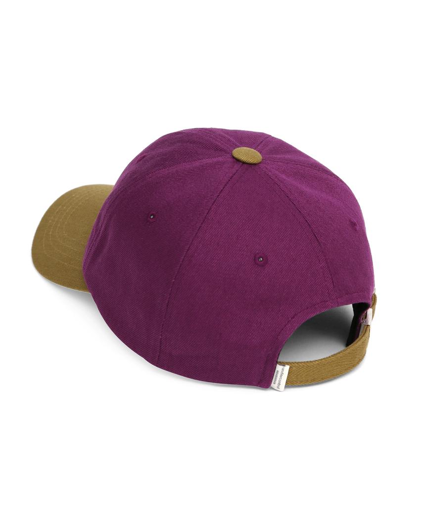 Eondeokeonteulol Washed Cotton Ball Cap V Square / Washed B B / Purple Lime
