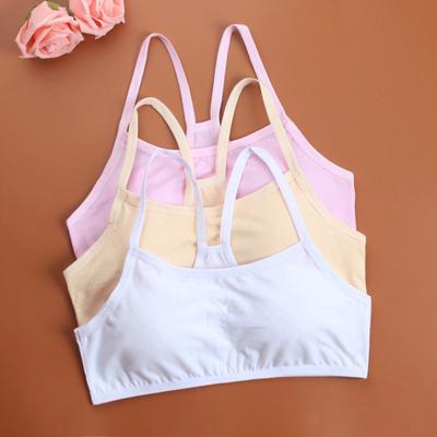 Adolescent Girls Training Bra Kids Teenage Soft Cotton Breathable Camisoles Underwear