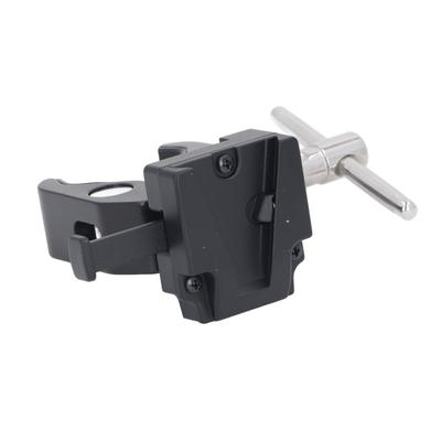 V Mount Batterie Adapter Mit Klemme Starke Grip Tragbare Verstellbare Heavy Duty Aluminium Legierung für