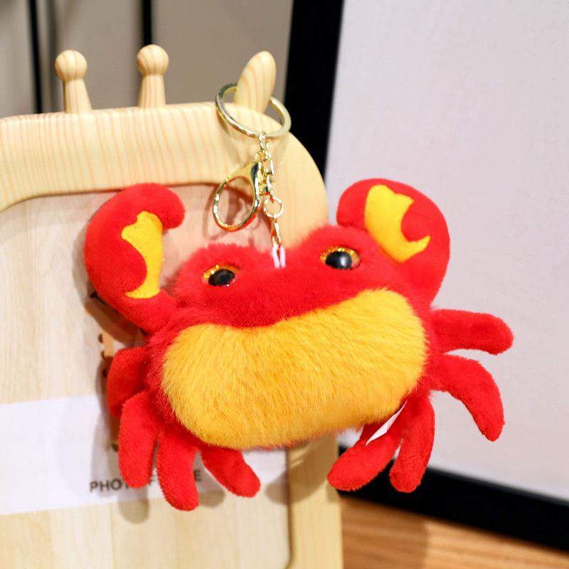 Adorable Turtle and Shark Plush Keychain Pendant for Girls