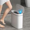 14L Intelligenter Sensor-Mülleimer mit Deckel für Küche, Toilette, Badezimmer, Wasserdichte Automatische Mülltonne, Leiser Berührungsloser Abfallbehälter