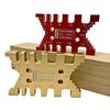 Upgraded Card Gauge High-Precision Aluminum Dovetail Jig Tenon Caliper for Measuring Height Gaps Gauge Ruler Precision-