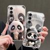 Cute Panda Phone Cover Case for Samsung Galaxy A57 A55 A52 A17 A36 A37 A54 A15 A56 A52 A25 A51 A26 A24 A14 A16 Cartoon Panda