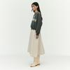 Ibiem Stitch A-Line Elastic Skirt Emp1Wsk040