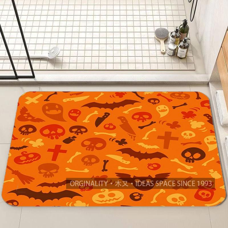 Halloween Pattern Floor Mat Living Room Decoration Home Sofa Non-Slip Carpet Study Bedroom Tatami Children'S Soft Floor Mat