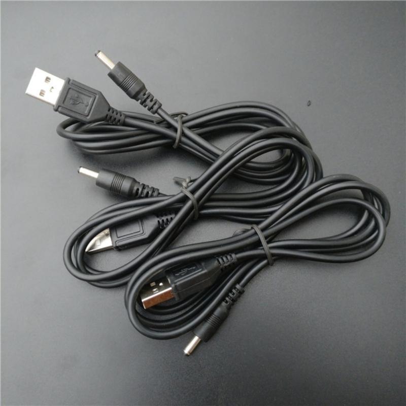 USB To DC5521 Power Cord Portable USB To 5.5x2.1mm Adapter Cable for LED Light, CCTV Cameras, Fan & Remote Control Toy