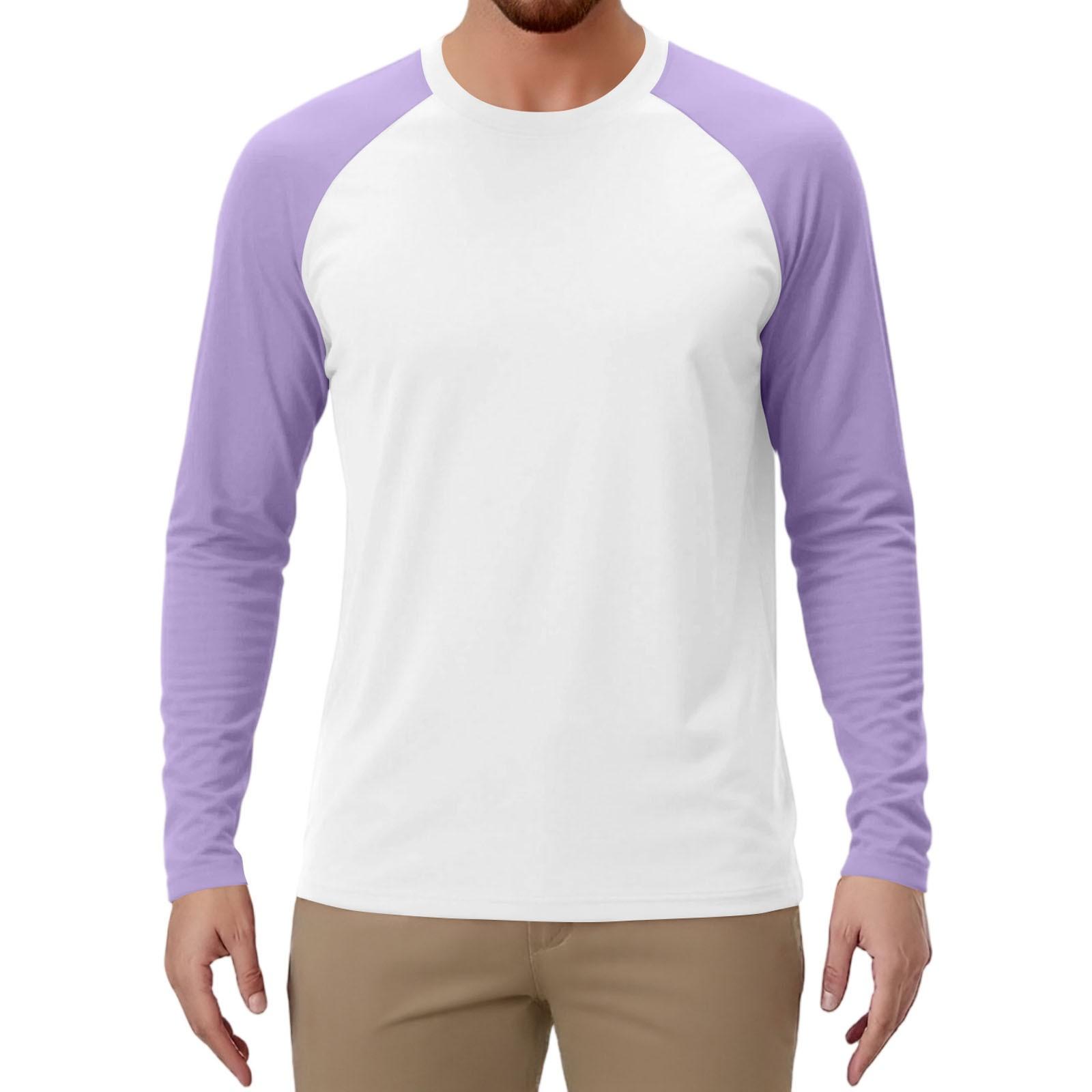 

Мужской спортивный топ с длинным рукавом реглан контрастного цвета XL белый