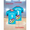 Soccer Jersey For Men's T-shirts V Neck Short Sleeve Sports Uniform Tops