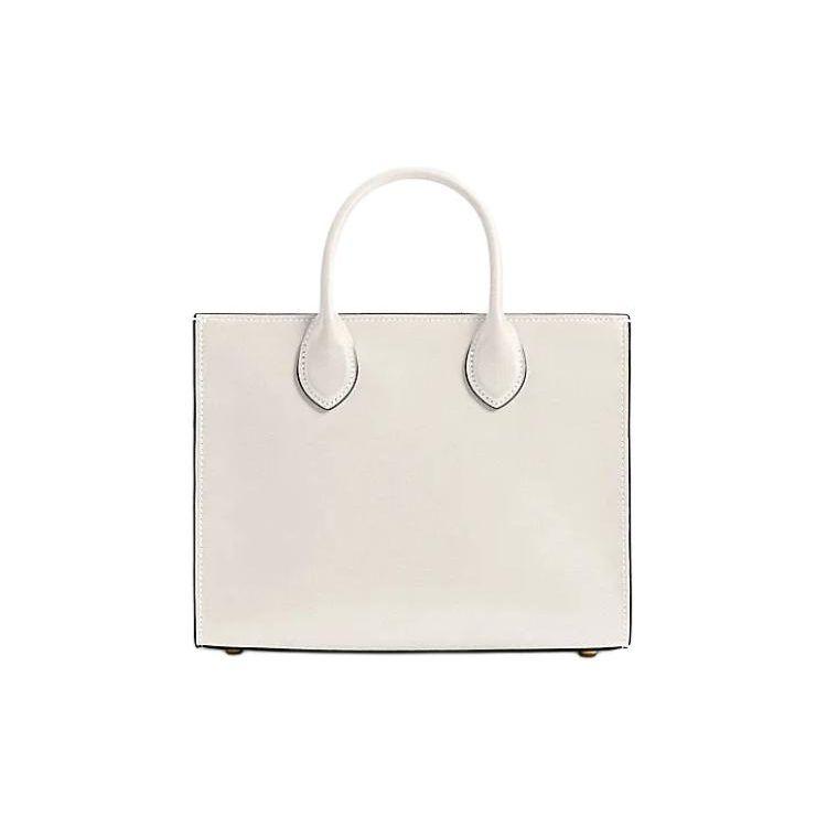 Coach Ace 26 Magnetic Closure Detachable Shoulder Strap Leather Shoulder Crossbody Handbag Medium Women Handbags White CR681-B4HA