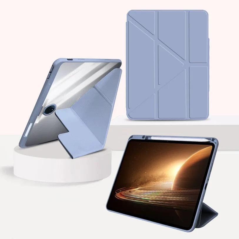 Case for OPPO Pad 2 4 Pro 13.2'' Neo OnePlus Pad 2 12.1 Pro 12.1 Pad 11.61 GO 11.35 Acrylic Shockproof Buckle Tower Cover