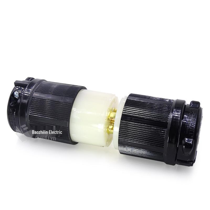 NEMA L22-20P High Power Plug: US Standard Aviation-Grade, Industrial Anti-Loosening Design for North & South America.
