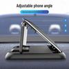 Silicone Car Dashboard Phone Holder with Carbon Fiber Pattern