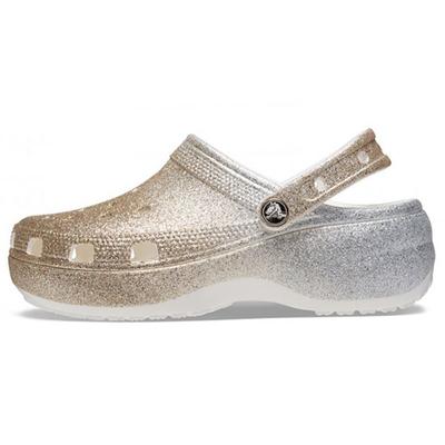 Classic Platform PU Starry Sky Clogs Women Footwear Gold Silver 207933-19B