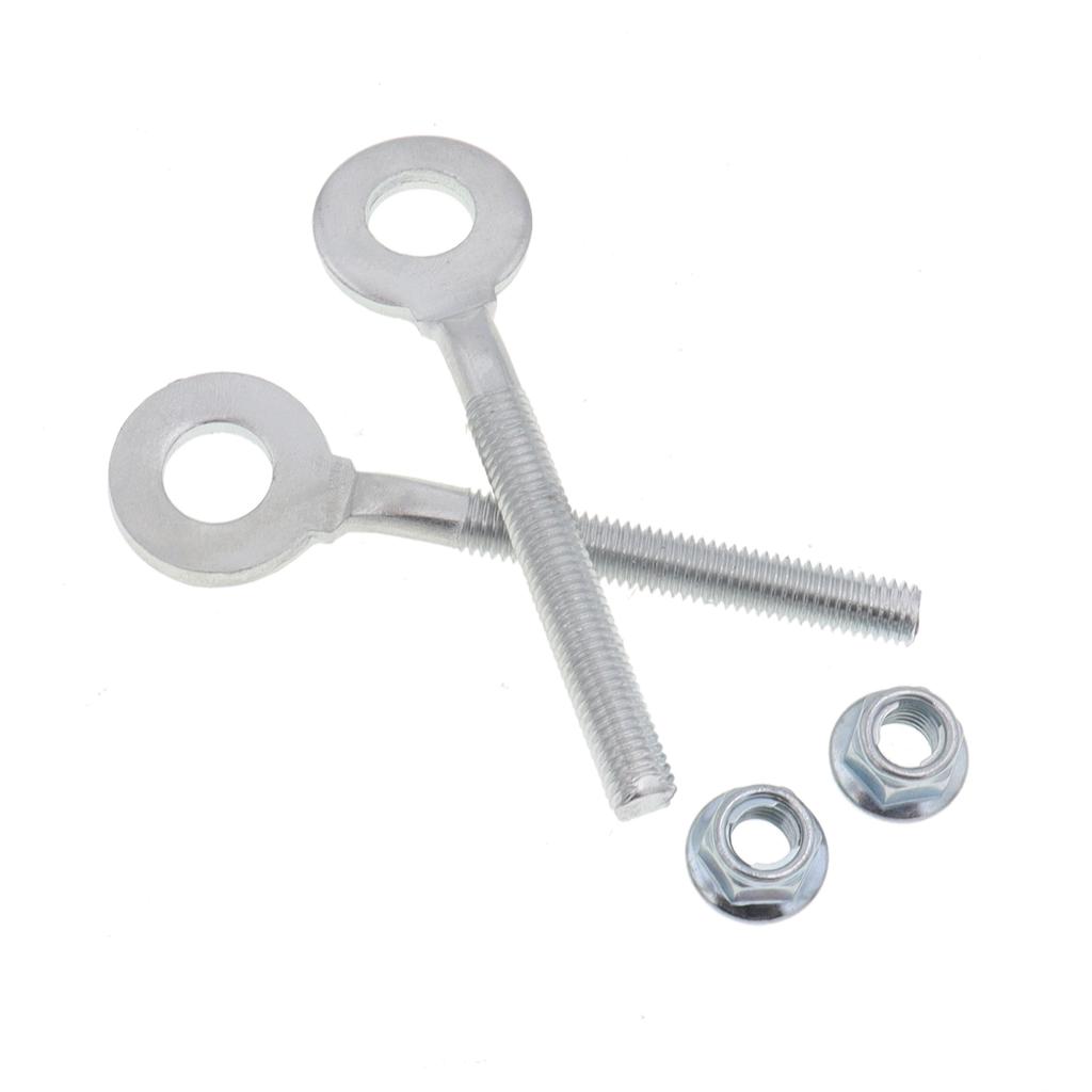 1pair Motorcycle 12mm / 15mm Chain Wheel Axle Tensioner Adjusters For 110cc 125cc 140cc 150cc Quad Trail Pit Dirt Bike ATV