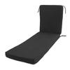 Lounge Chair Cushion with Ties Removable Rain Proof Fade Proof Sun Lounger Replacement Cushion for Beach Outdoor Patio