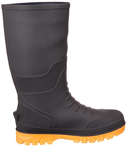 Fukuyama Rubber Galore Work Shoes, Black, Size 25.5 cm, 3E