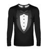 Men's Street Hip-hop Cosplay Funny And Personalized Round Neck Long Sleeved Fashion Casual Top