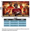 Lamine Yamal Print Flannel Blanket High Quality Warm Comfortable Cover for All Seasons Perfect for Gifts Home Decor