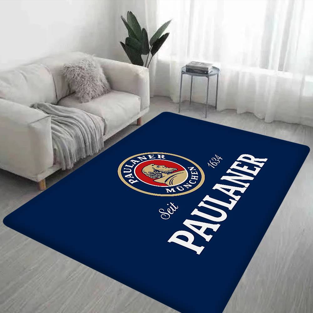 German Beer Paulaner Entrance Door Mat Nordic Style Bedroom Living Room Doormat Home Balcony Anti-Slip Modern Home Decor