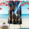 Custom NameGoku Snoopy Beach Towel Soft Microfiber Summer Towel Quick Dry Absorbent Towel for Beach Swimming Pool Travel