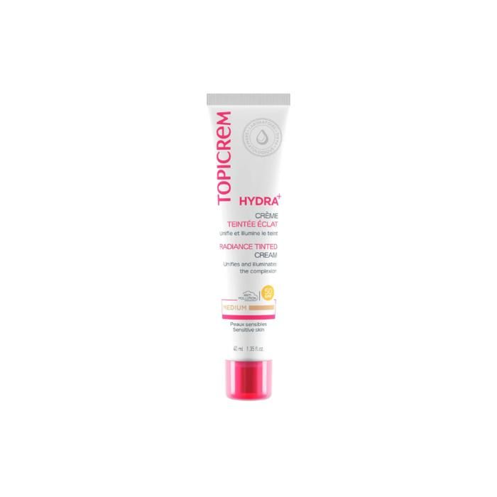 Topicrem HYDRA+ Radiance Tinted Cream SPF50 Shade : Medium 40ml