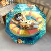 Aquatic Animals  pattern, automatic folding umbrella, portable and foldable design, 8 ribs, a Christmas or birthday gift.