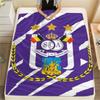 1ST R.S.C. Anderlecht Print Flanellen Deken, Hoge kwaliteit Comfortabel voor Alle Seizoenen, Woondecoratie, Warmte en Comfort, Perfect voor Kerstcadeaus