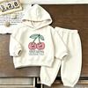 Blue Beige White 2pcs For Small Child Hoodies Pants Hot Selling Clothes 2027 Autumn Winter New Costume Kids Fashion Tracksuits