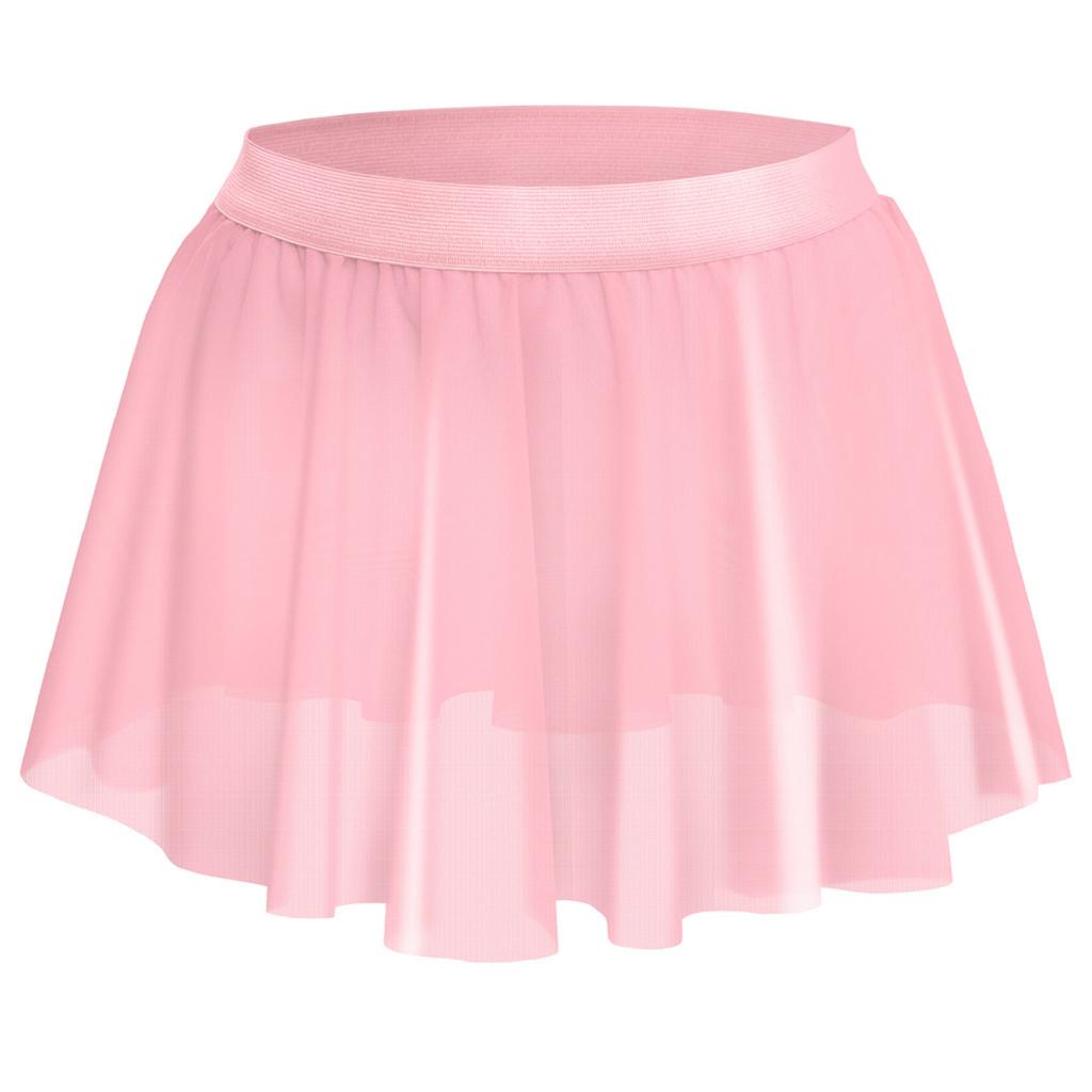 Herren durchsichtiges Netz geraffter Rock elastischer Bund durchsichtiger Minirock Crossdresser Kostüm