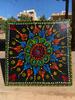 Handmade Painted Indian Chowki Bajot Table: Festival Home Decor