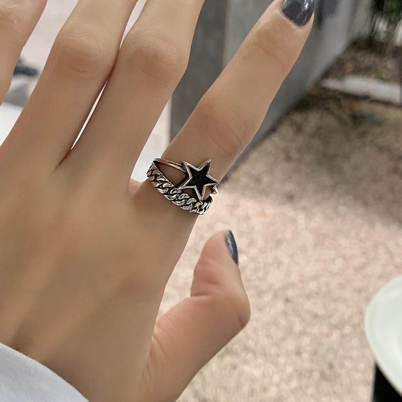 Silver Color Multilayer Simple Geometric Rings Charm Women Trendy Jewelry Vintage Party Accessories Gifts
