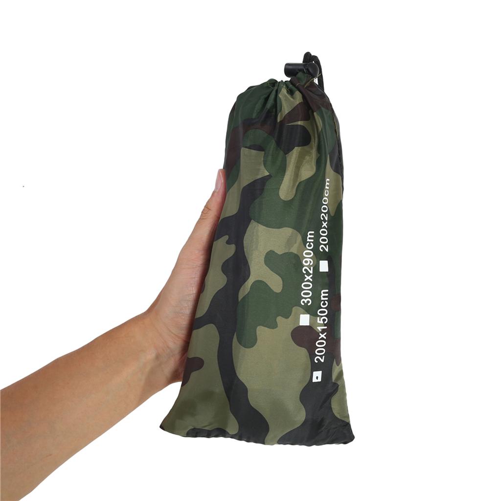 Camouflage Outdoor Tragbare Leichte Regenfeste Matte RainTent Tarp Shelter (2*1.4 )