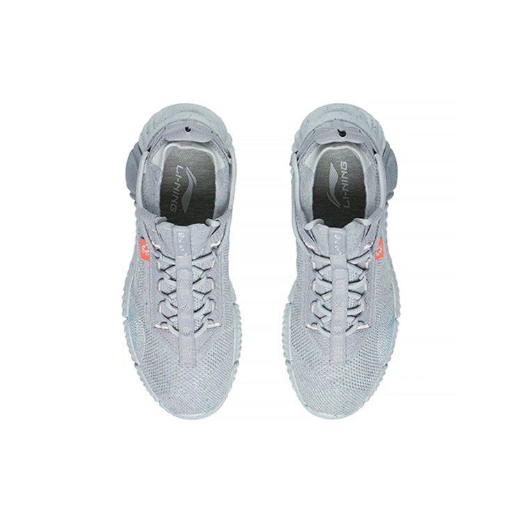 Li Ning Goku Fabric Cushioning Slip Resistant Abrasion Resistant Breathable Lightweight Low top Casual Shoes Women's AGLS026-3