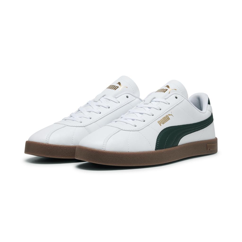 Puma Club 2 Fashion Versatile Durable Lightweight Low-Top Casual Shoes Unisex Casual Shoes White 397445-08