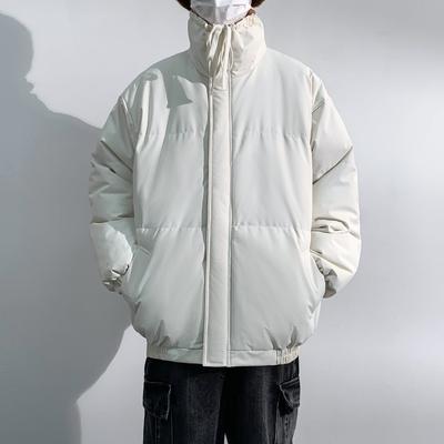 Stehkragen Baumwollgepolsterte Kleidung für Männer und Frauen im gleichen Stil, Winter Lockere Brot-Kleidung, Baumwollgepolsterte Jacken für Paare