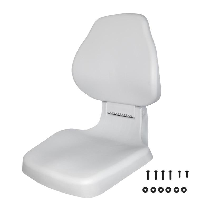 High Back Folding Boat Seat Chair Seat Speedboat Boating Mounting Screw