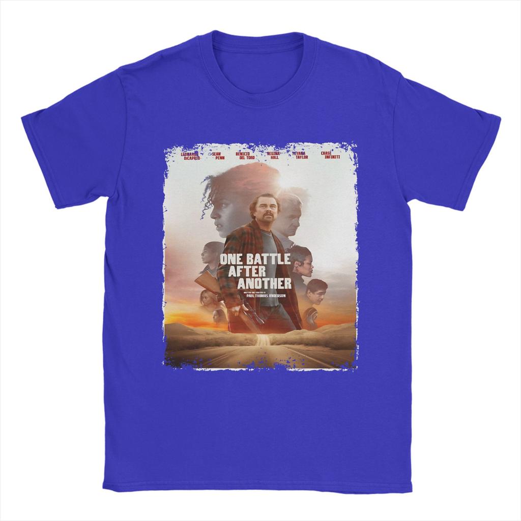 One Battle After Another T Shirt Summer Hipster T-Shirts Man Cotton O-Neck Plus Size Tees Short-Sleeve Y2K Basic Tshirt