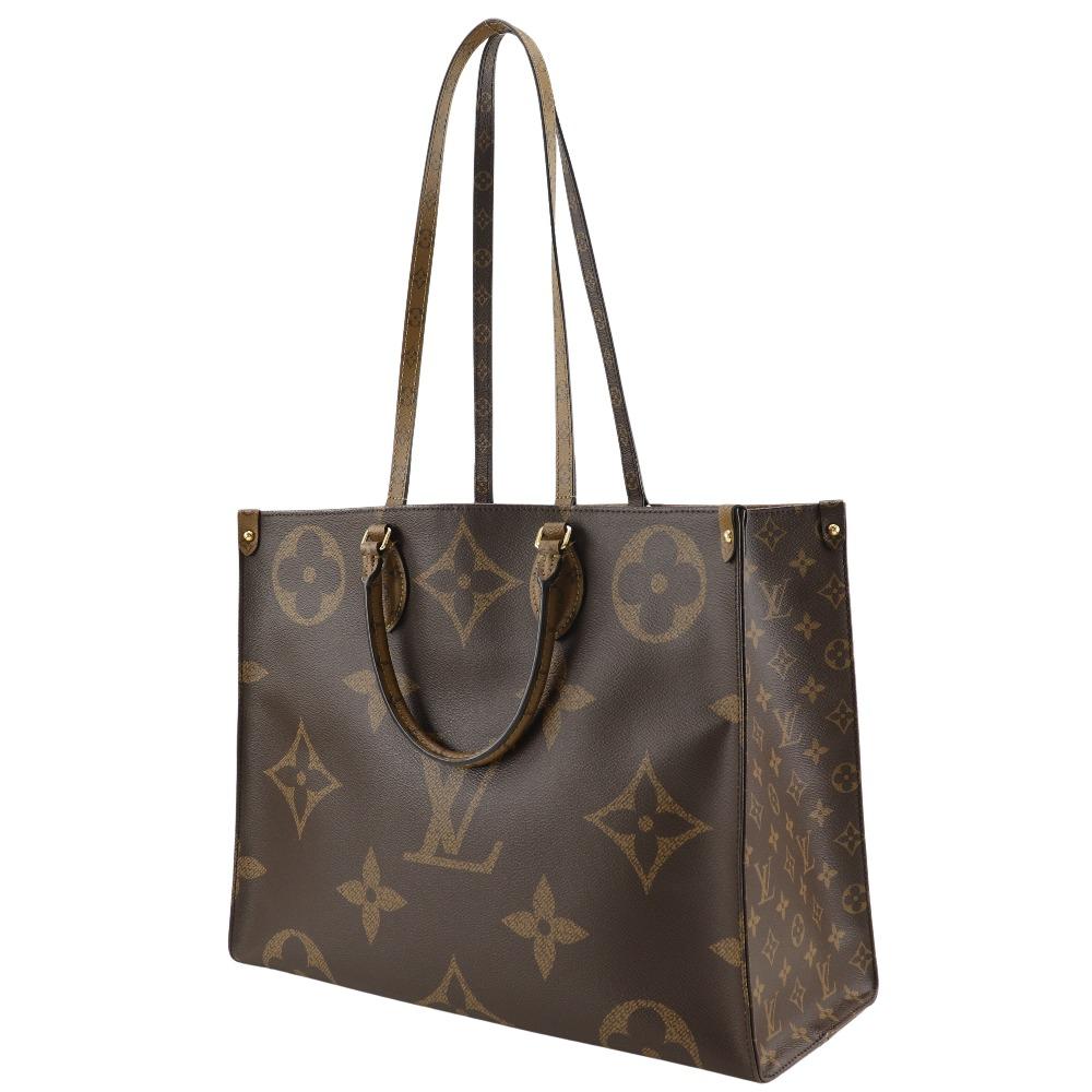 Louis Vuitton Unterwegs GM Tragetasche M45320 Monogram Giant 2WAY Schulter Braun Monogram Canvas/Monogram Reverse Damen Gebraucht