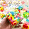 Slow Rising 8cm Cheese  Decompression Toy Maltose Filled Ideal Office Desk Fidget Toy