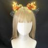 New Christmas LED Light Antlers Hair Band Cute Fairy Glowing Elk Hairpin Hair Clip Women Girls Christmas Hair Accessories