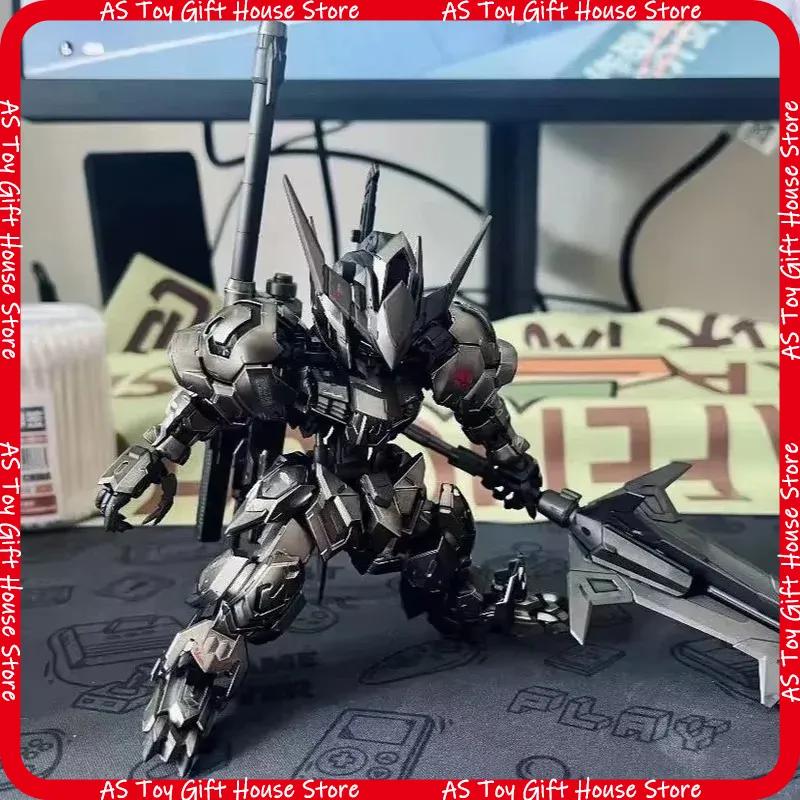 New Iron-Blooded Orphans Mgsd Barbatos Plated Silver Color Base Limited Assembly Model Kit Action Figures Ornament Puzzle Toy
