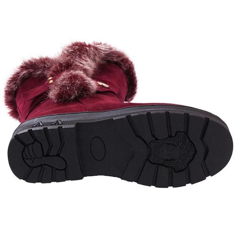 Donne Mid Calf Stivali Ladies Inverno Fax u Coniglio Pelliccia Caldo Stivali  Neve Non Slip Scarpe acquista in modo economico — spedizione gratuita,  recensioni reali con foto — Joom