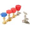 Refrigerant Recharge Hose Air Ac Conditioner Con Conditioner Gauge Charge Recharge Measuring Hose Dispensing Valve Bottle Opener