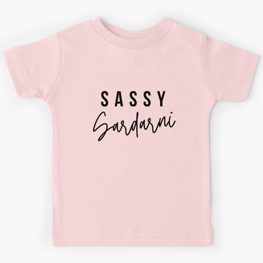 Sassy Sardarni - Punjabi Brown Girl Swag Kids T-Shirt 150