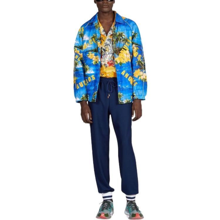 Gucci SS22 Knitted Sweatpants Men's Blue 692778-XJD7N-4622