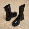 Retro Chelsea Chimney Boots for Women Popular Spring and Autumn Hot Selling Short Boots for Women In 2025