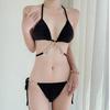 1011 New Sexy Split Bikini Three-piece Swimsuit, High-end Pure Desire Wind and Thin Seaside Vacation Swimsuit