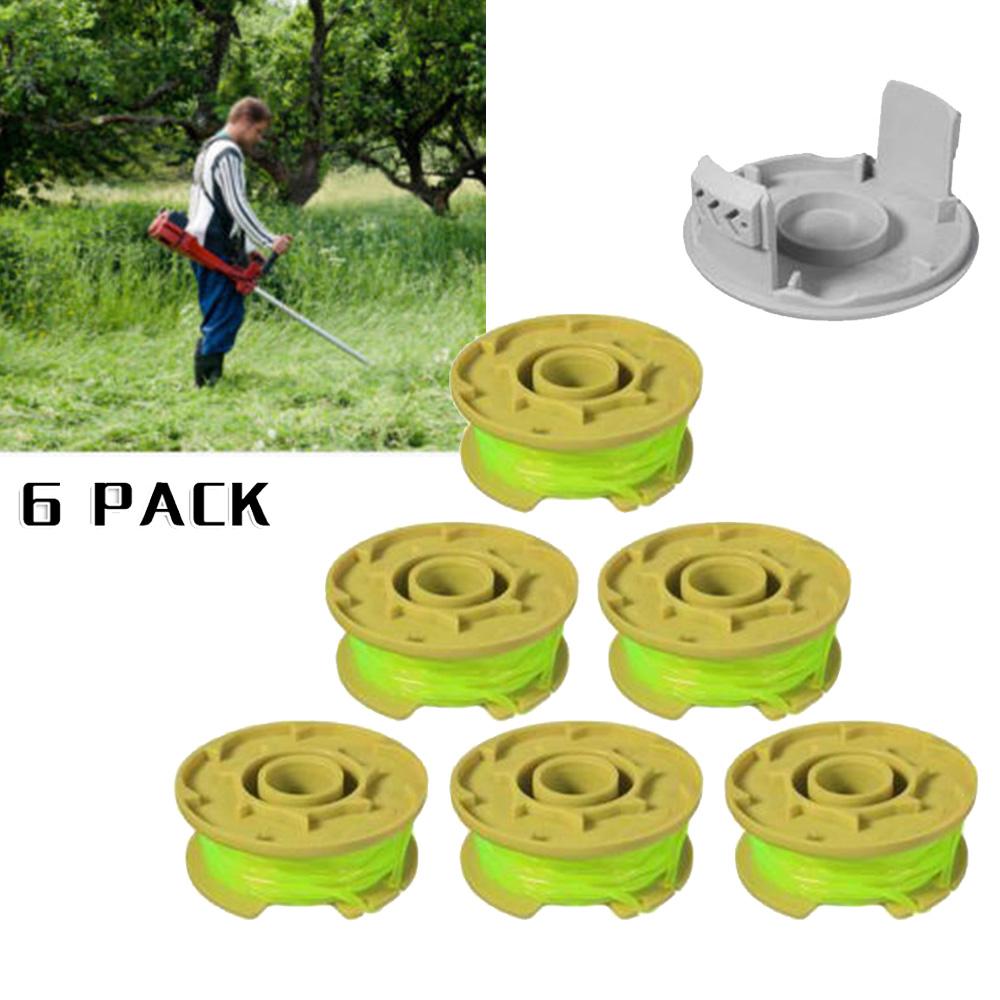 String Trimmer Line Spool For Ryobi One PLUS 40V 6PCS AC80RL3 .080in 18V 24V