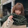 Autumn/Winter Style Women'S Scarf Korean Style Versatile Thickened Shawl Warm Neck Warmer